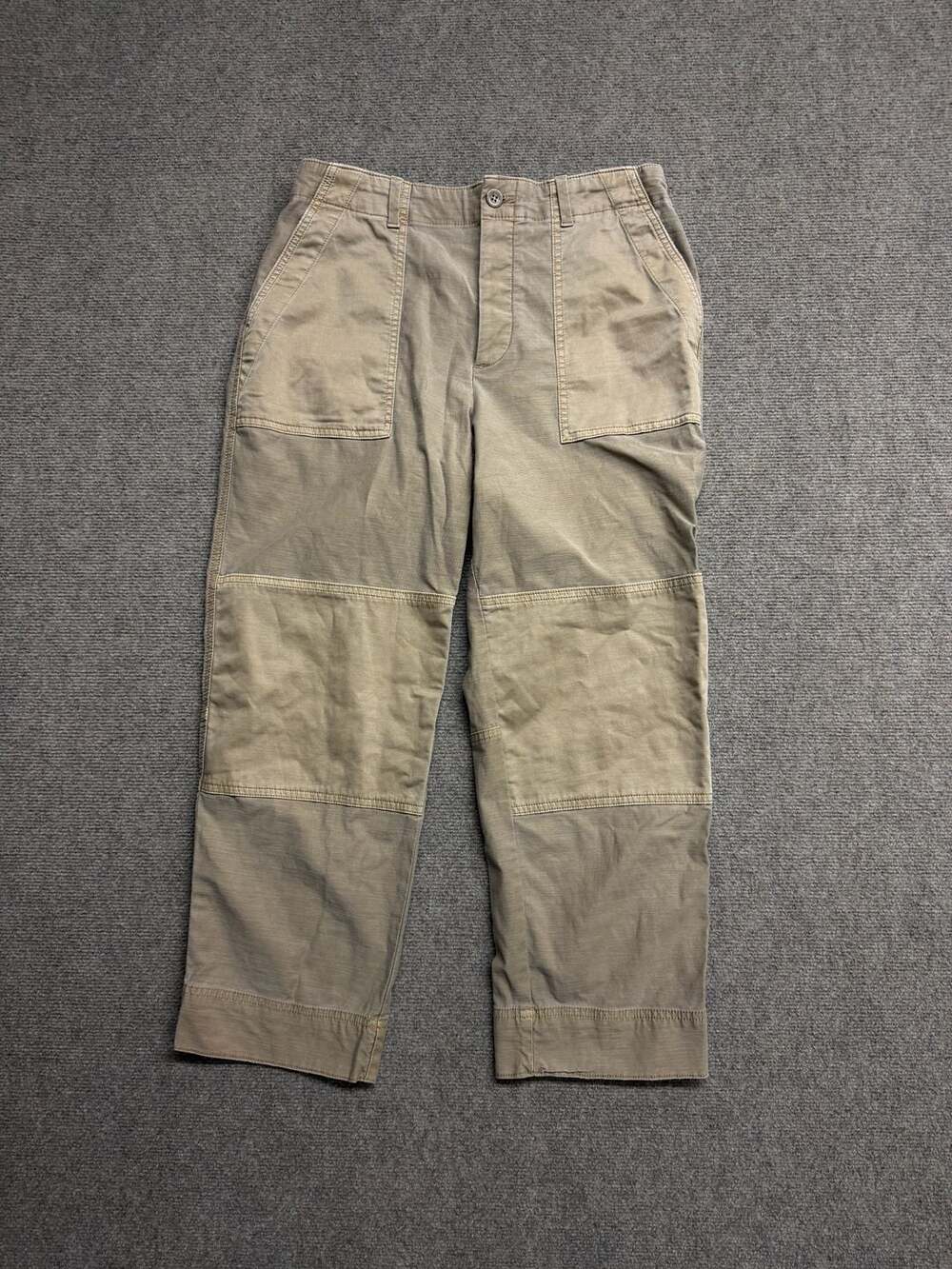 Gap Utility Pants Size 08 Khaki Cotton Button Fly